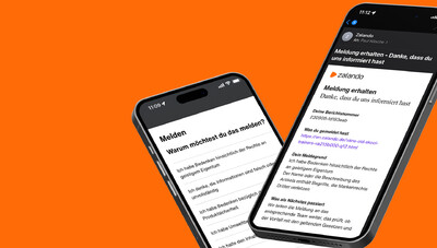 Digitales Produkt für Zalando - Europäischer Digital Services Act