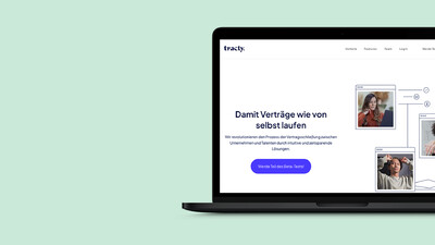 MVP-Entwicklung für tracty: Smarte Vertragsschließung zwischen Unternehmen und Talenten